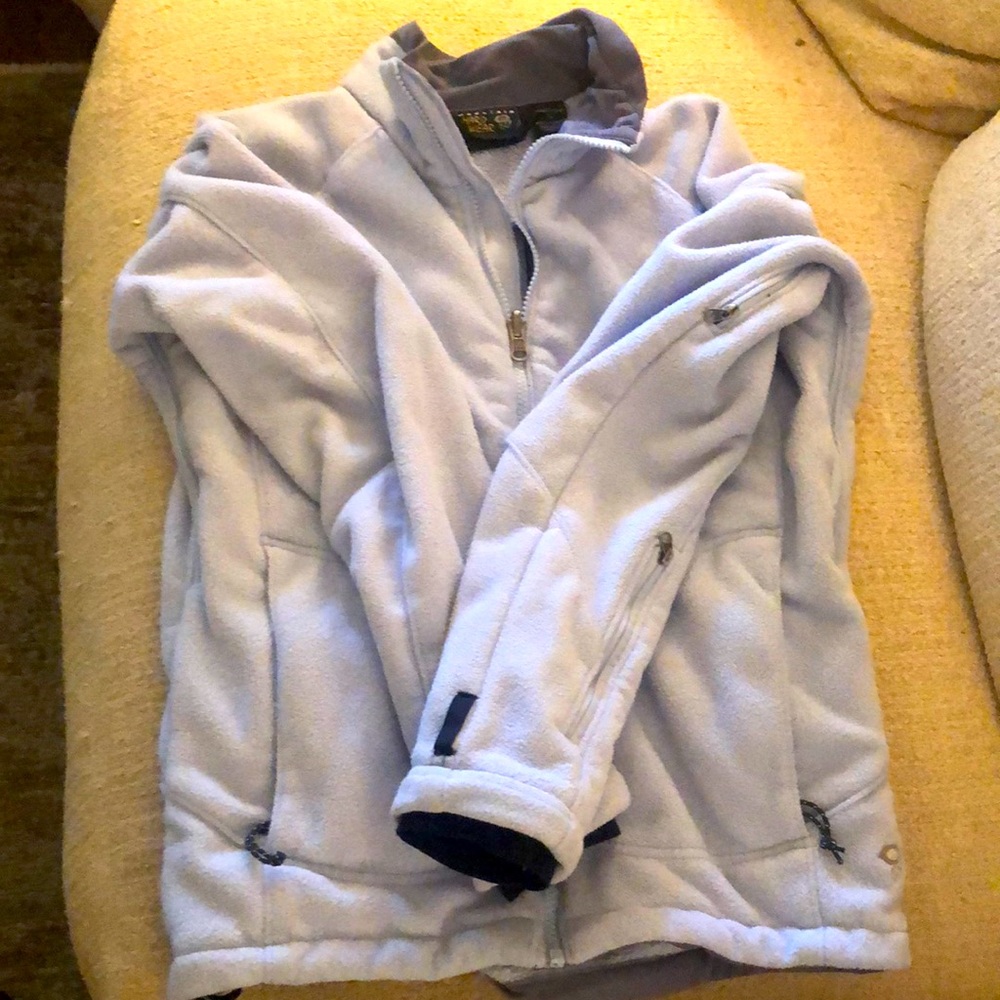Mountain Hard wear jacket fleece light blue small